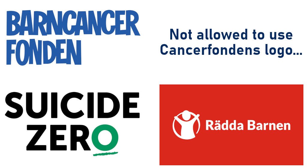 Picture of charities Thomaseron gives money to.